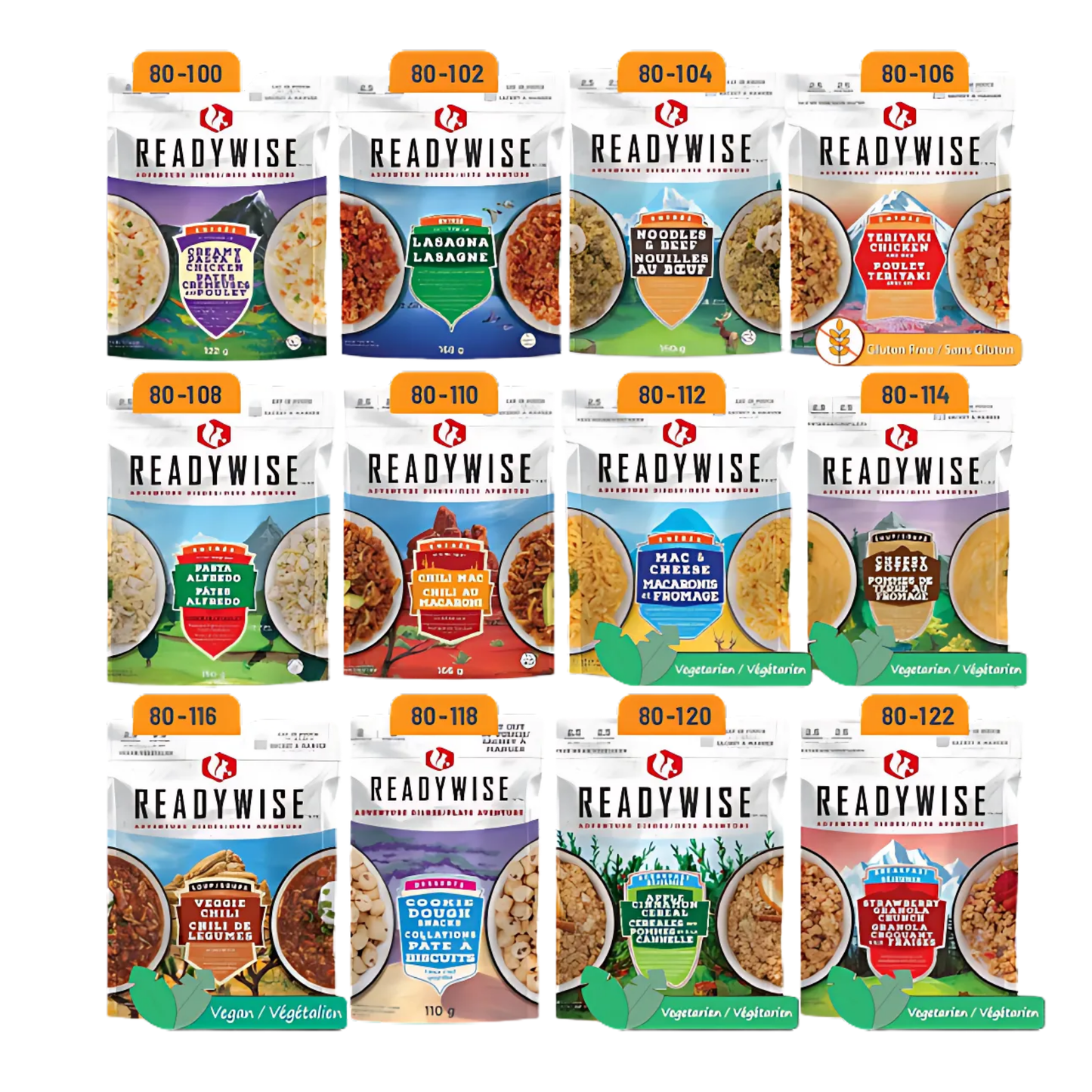 READYWISE FREEZE DRIED CAMPING FOOD