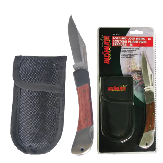 Bushline Folding Lock Knife