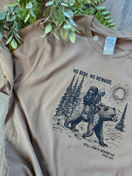 NO RISK, NO REWARD TEE