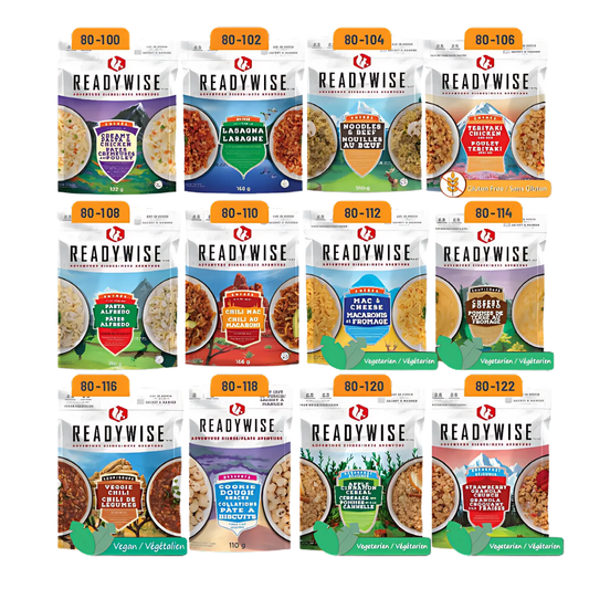 READYWISE FREEZE DRIED CAMPING FOOD