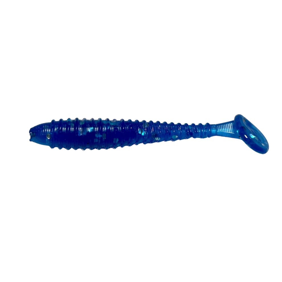 3" Ribbed Swimmer - Toothpaste