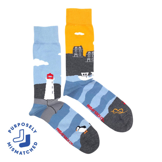 Men's East Coast Canadian Landscape Socks
