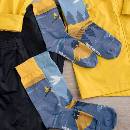 Men's Great Lakes Canadian Landscape Socks