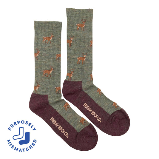 Men's Deer Merino Wool Socks